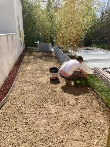 Aménagement d’un jardin à Labège