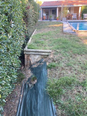 Aménagement d'un jardin à Fourquevaux