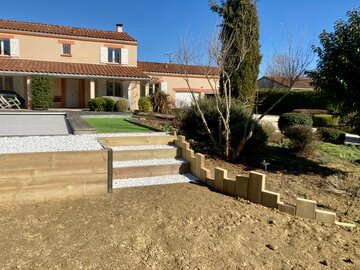 Aménagement d'un jardin à Fourquevaux