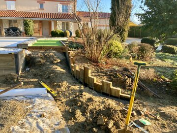 Aménagement d'un jardin à Fourquevaux